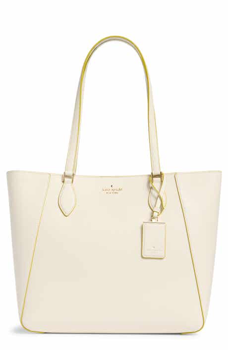 Kate Spade New York poppy refined grained leather tote bag