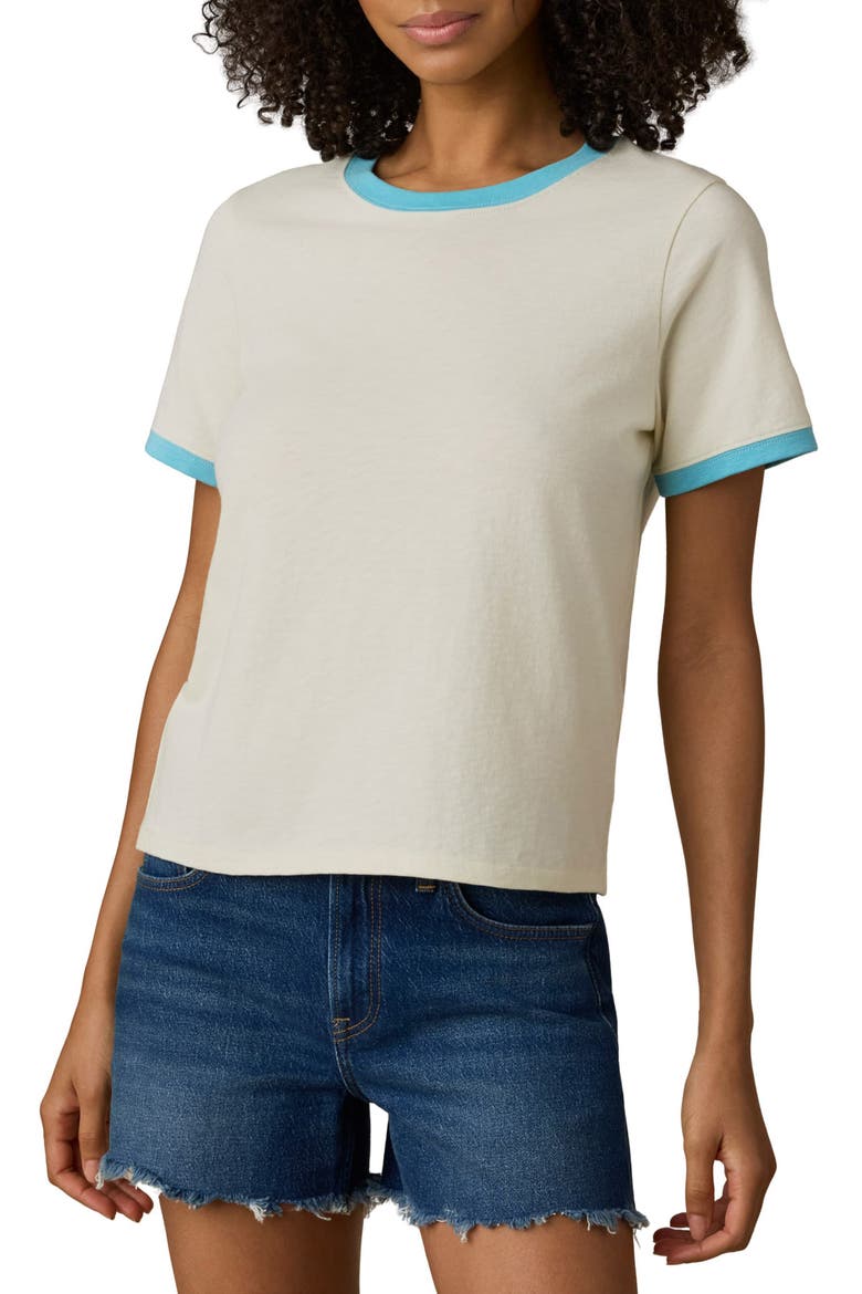 Sunwashed Essential Cotton T-Shirt, Main, color, LEMON SORBET