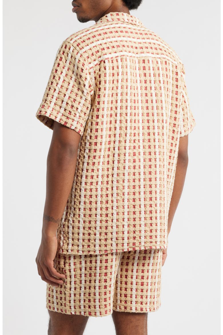 Lano Camp Shirt, Alternate, color, RED