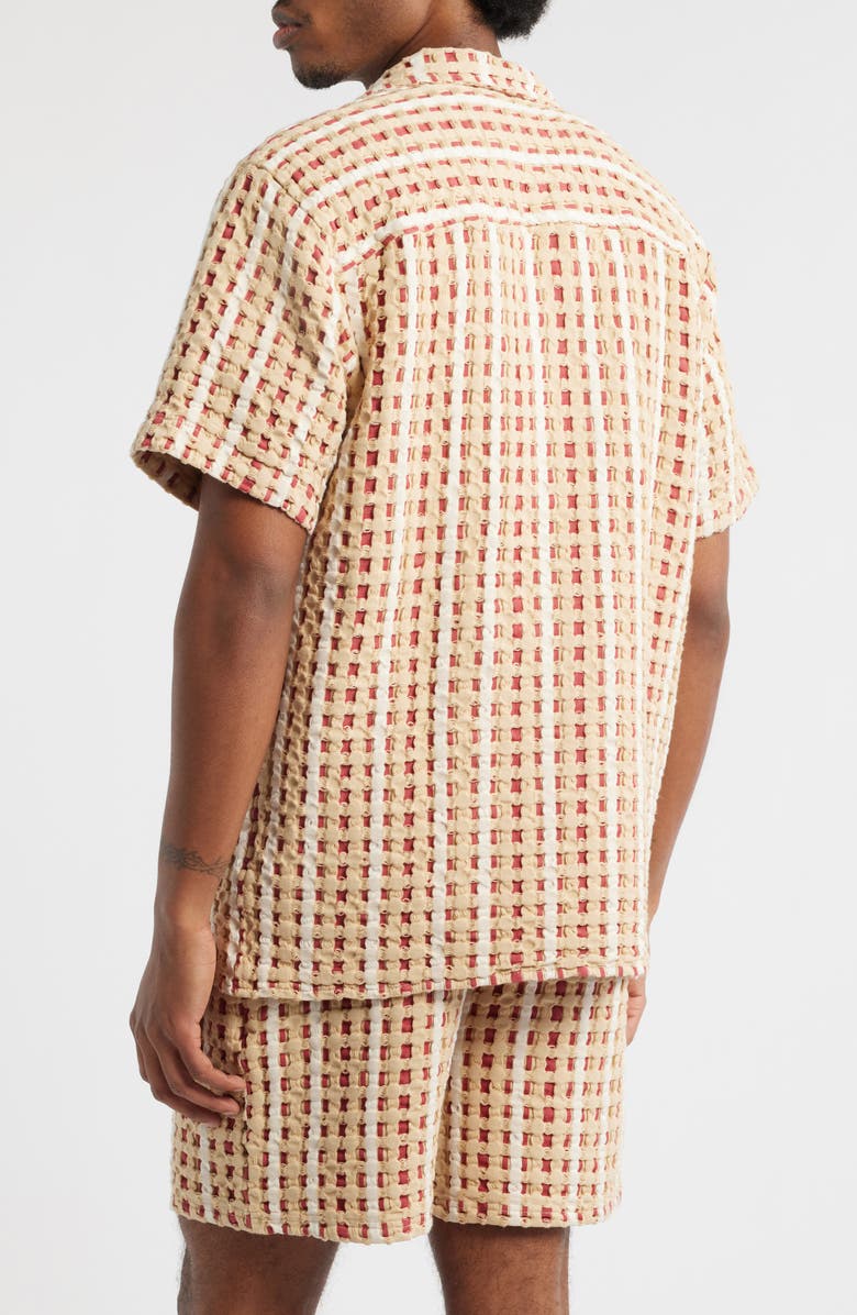 OAS Lano Camp Shirt, Alternate, color, Red