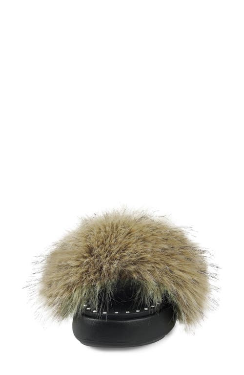 Zigi Fabbi Faux Fur Platform Sandal
