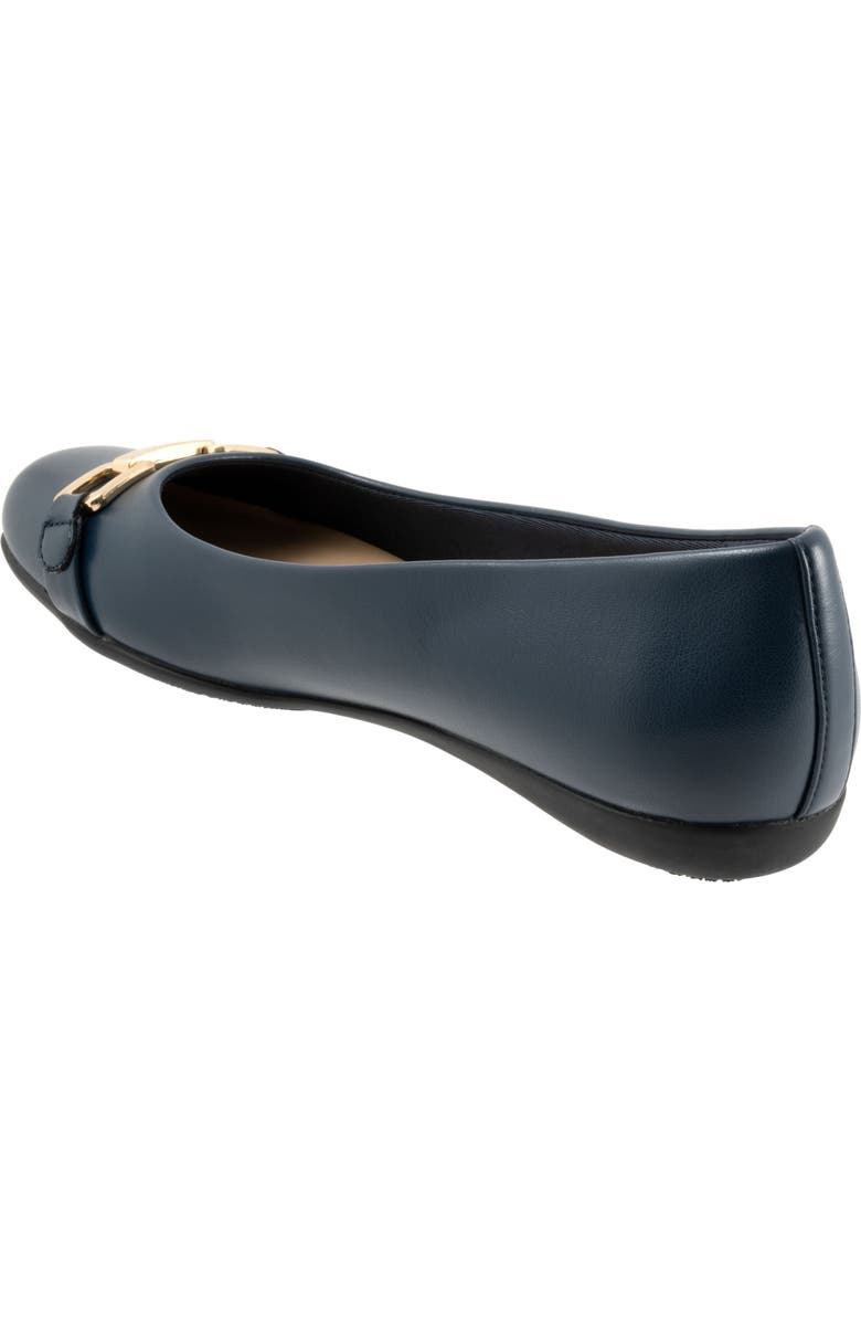 Trotters Sadie Flat, Alternate, color, Navy