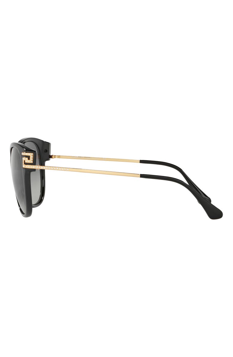 Versace 57mm Gradient Cat Eye Sunglasses, Alternate, color,