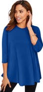 Jessica London Stretch Knit Swing Tunic