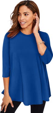 Jessica London Stretch Knit Swing Tunic