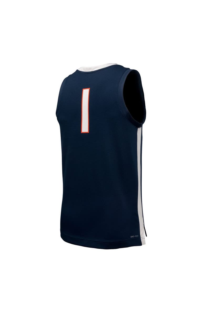 Nike Men's Nike Navy Virginia Cavaliers Replica Basketball Jersey, Alternate, color, Navy