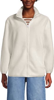 Lands' End Cozy High Pile Full Zip Fleece Jacket