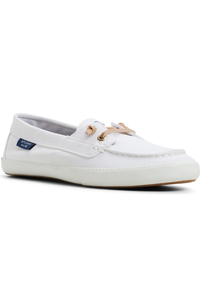 Sperry Sailaway Boat Shoe, Main, color, White