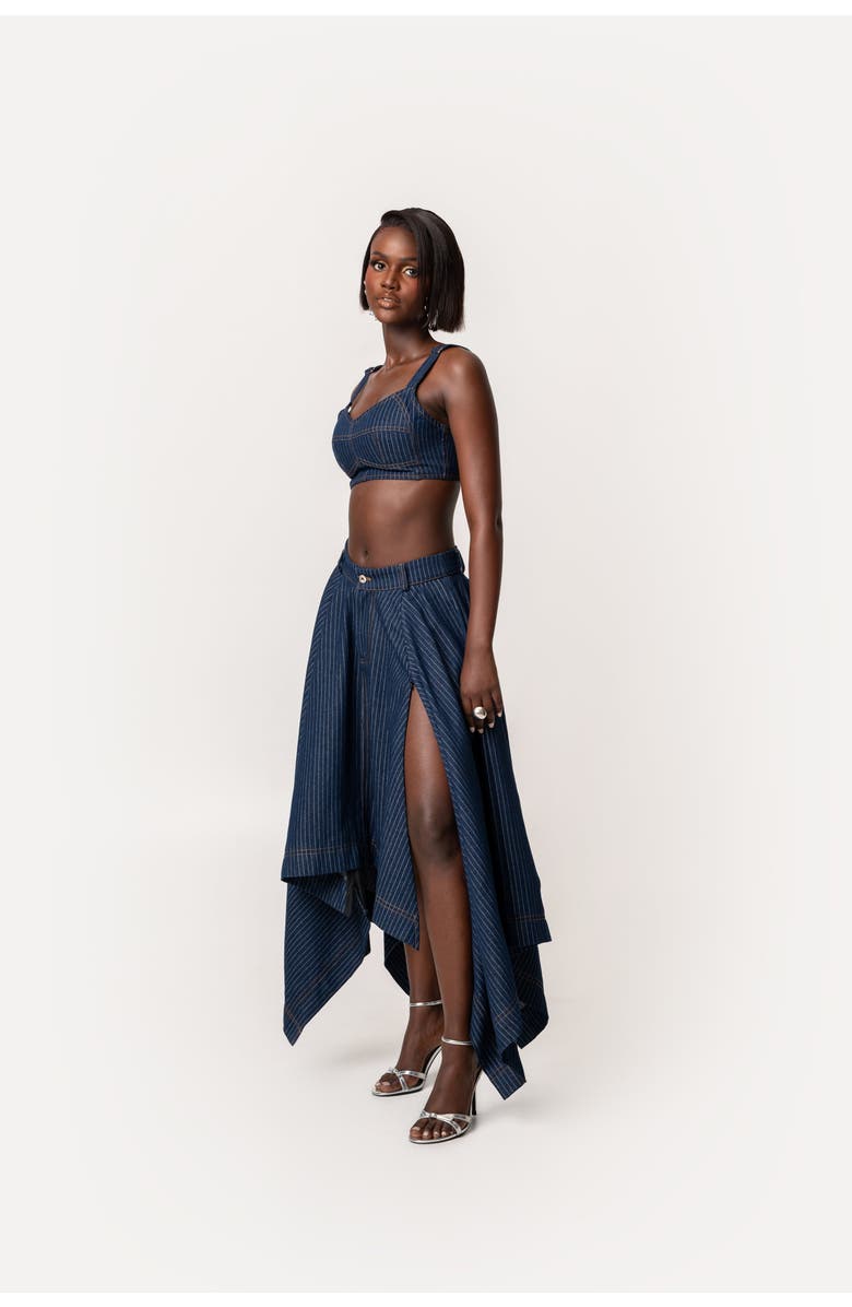 OFUURE Sabina Handkerchief Skirt, Main, color, Denim