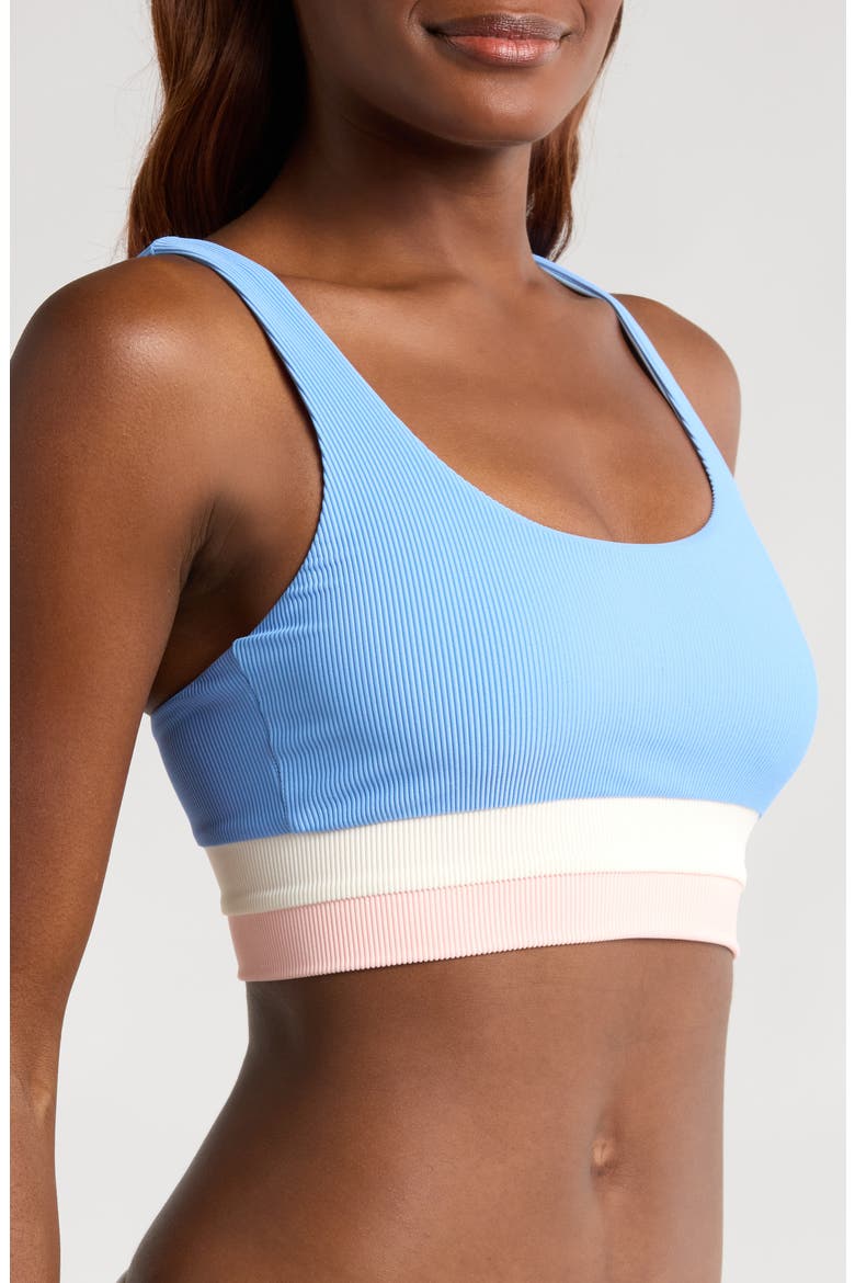 Mackenzine Colorblock Bikini Top, Alternate, color, ALPS COLOR BLOCK