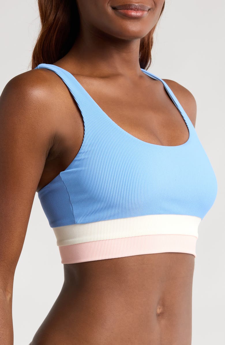 Mackenzine Colorblock Bikini Top