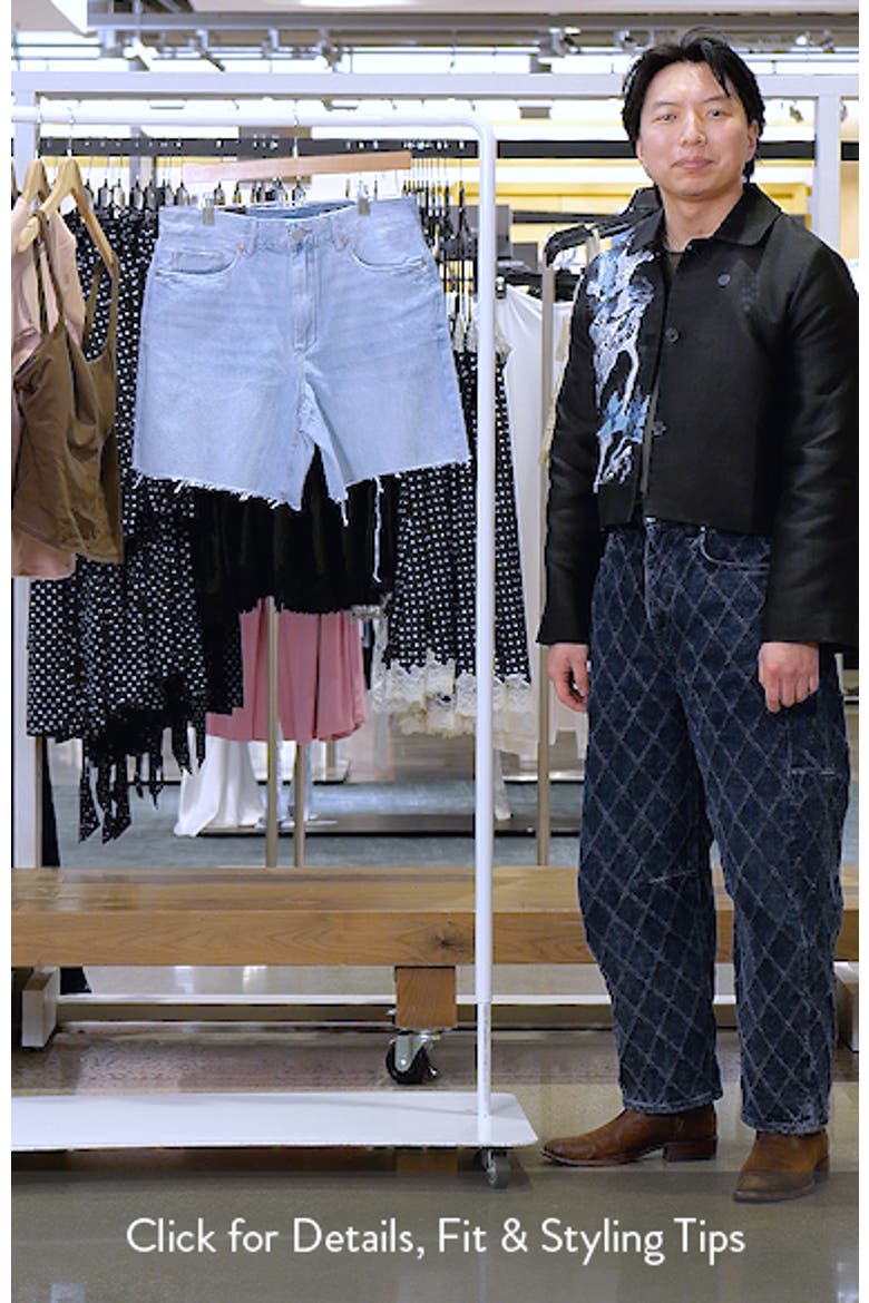 The Warren Raw Hem Denim Shorts video