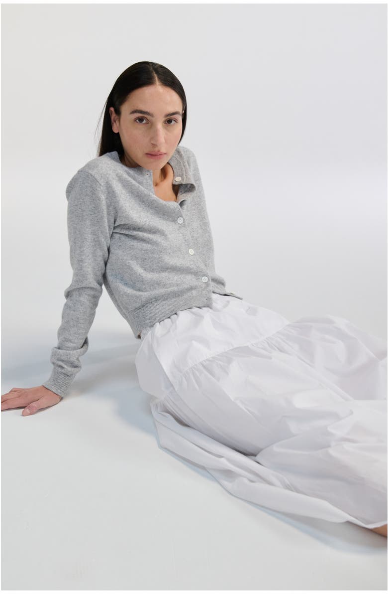 Almina Concept Cotton Midi Length Skirt, Alternate, color, 