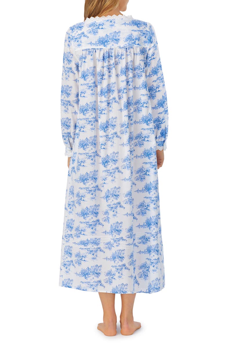 Eileen West Long Sleeve Cotton Lawn Ballet Nightgown, Alternate, color,