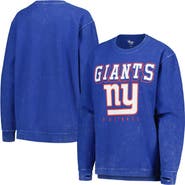 G-III 4HER BY CARL BANKS Women's G-III 4Her by Carl Banks Royal New York Giants Comfy Cord Pullover Sweatshirt