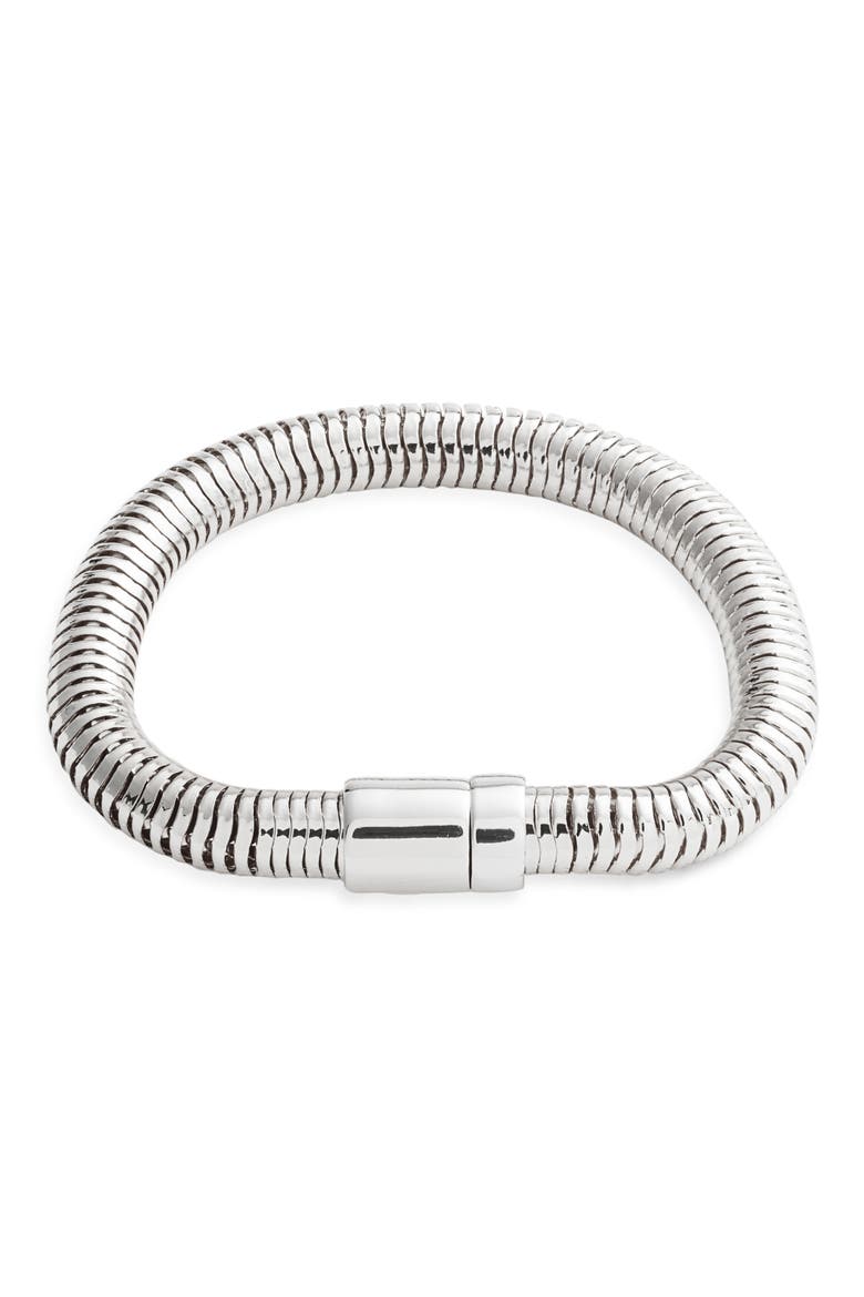 Omega Chain Bracelet, Main, color, SILVER