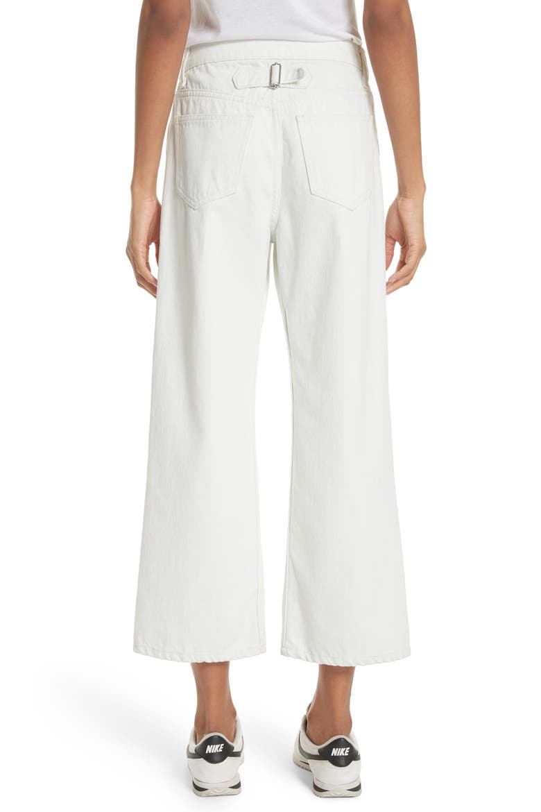 Montag Wide Leg Crop Jeans, Alternate, color, ALMOST WHITE