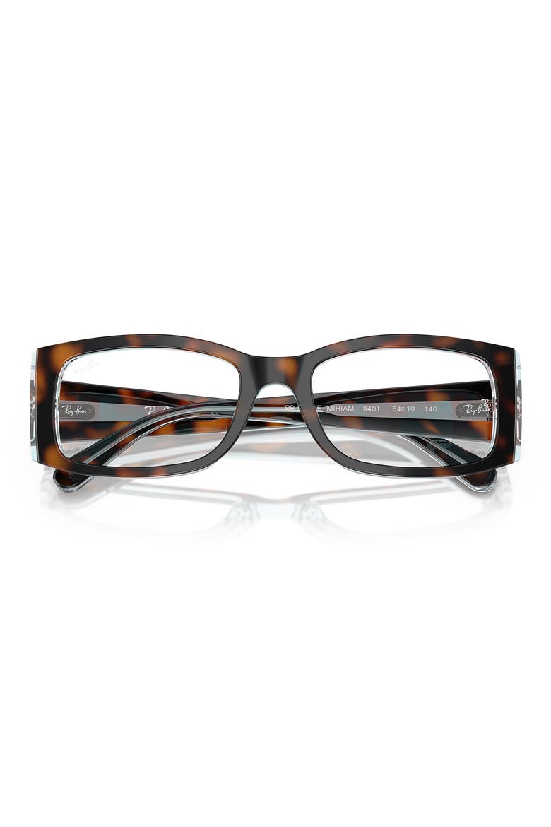 Miriam 54mm Square Optical Glasses, Alternate, color, DK HAVANA