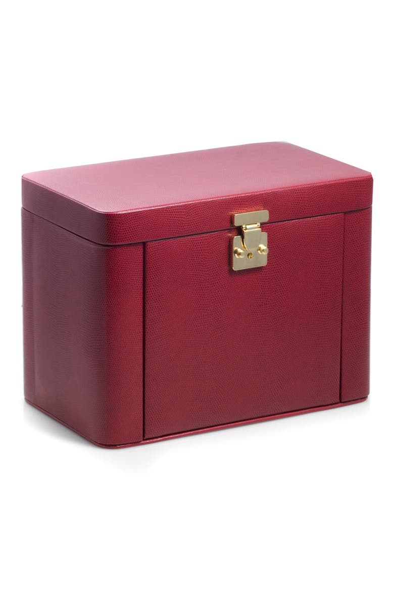 Jewelry Case, Main, color, RED