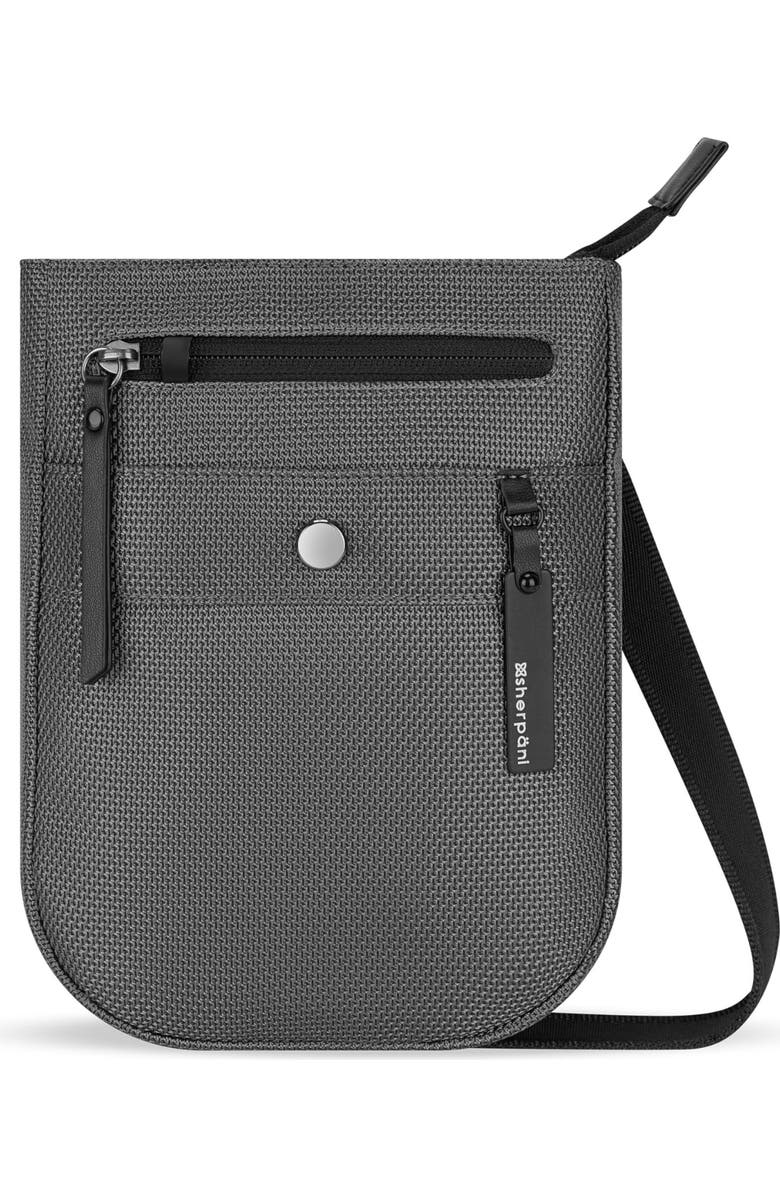 Sherpani Prima Anti Theft Crossbody Bag, Main, color, Granite