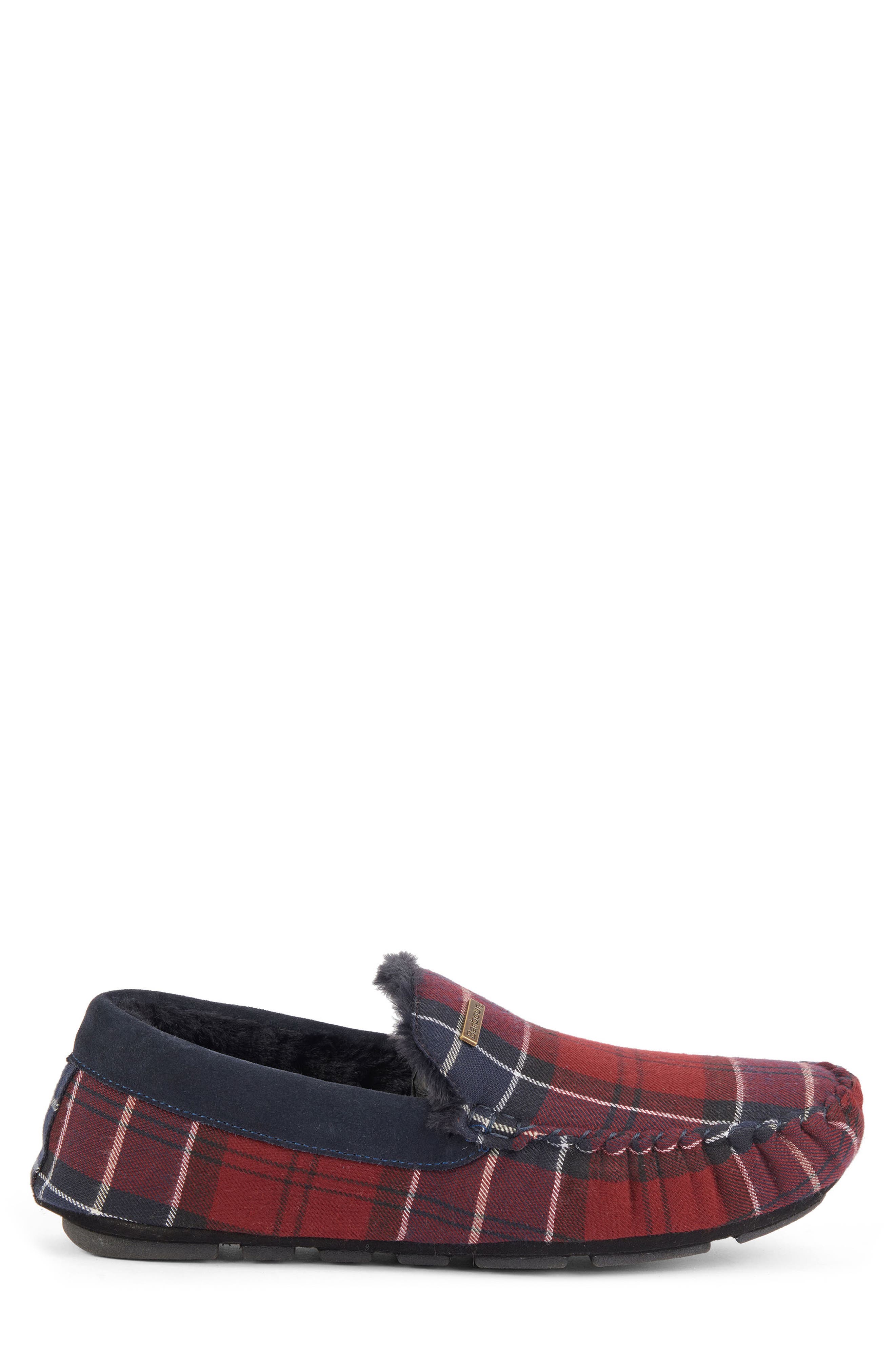 Barbour Monty Slipper, Alternate, color, Cordovan Tartan