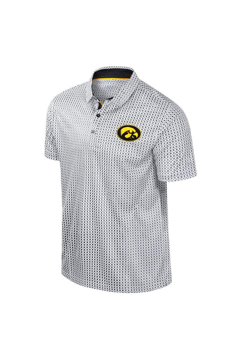 Men's Colosseum Black Iowa Hawkeyes Big & Tall Marty Rival Polo, Alternate, color, Black