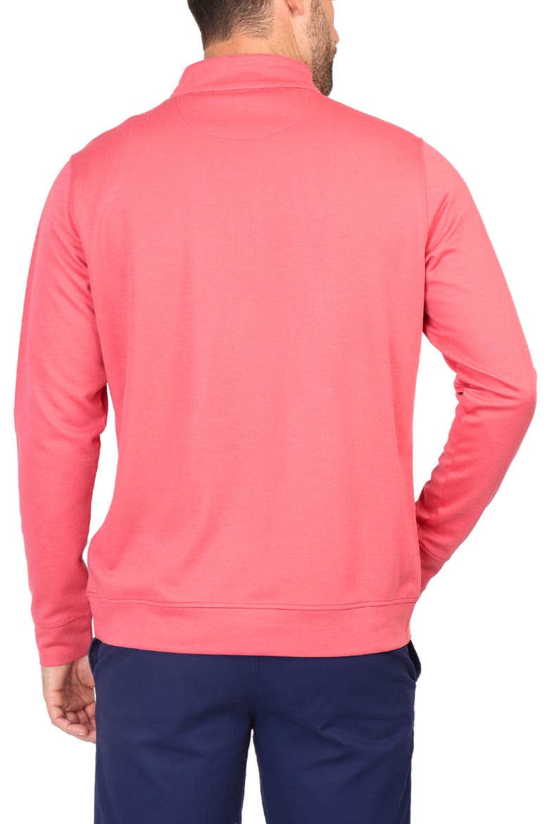 Modal Blend Quarter Zip Pullover, Alternate, color, PAPRIKA