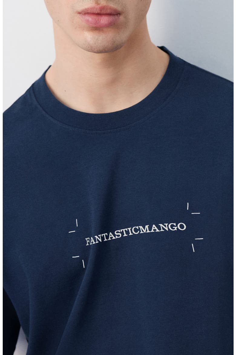 x Fantastic Man Logo Graphic T-Shirt, Alternate, color, INK BLUE