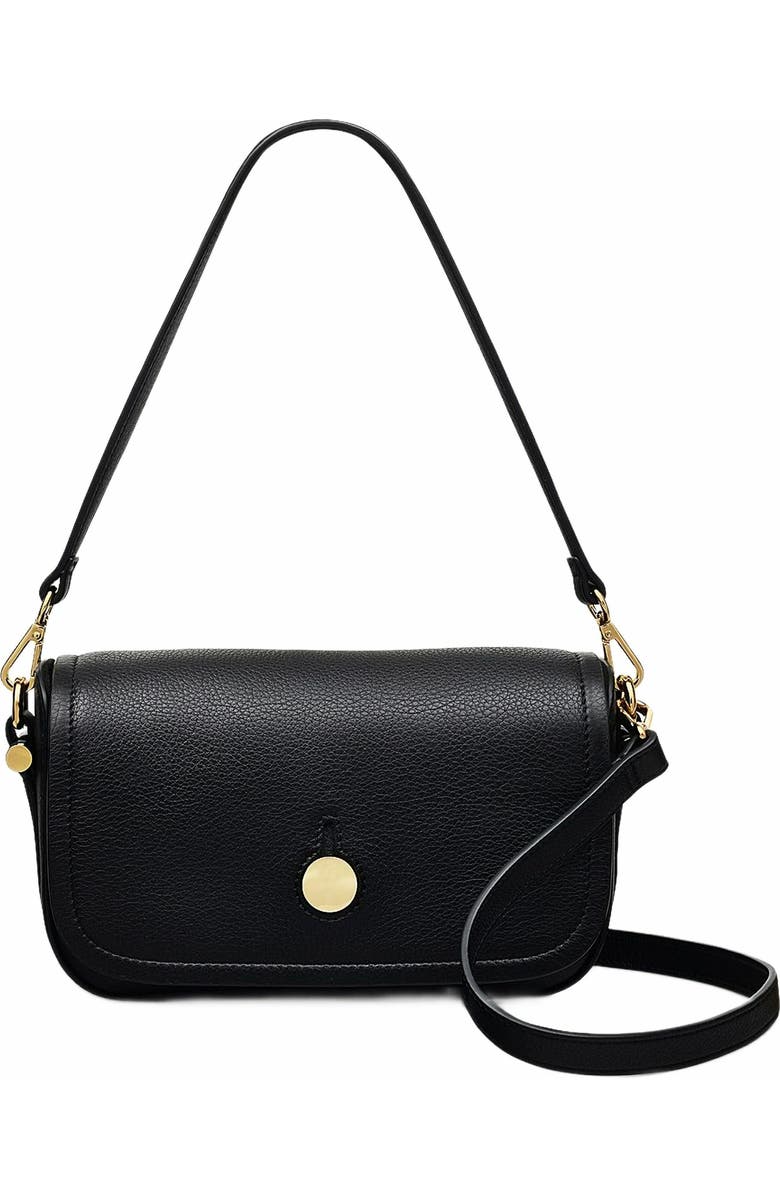 Radley Bathurst Mews Small Flapover Crossbody Bag, Main, color, Black