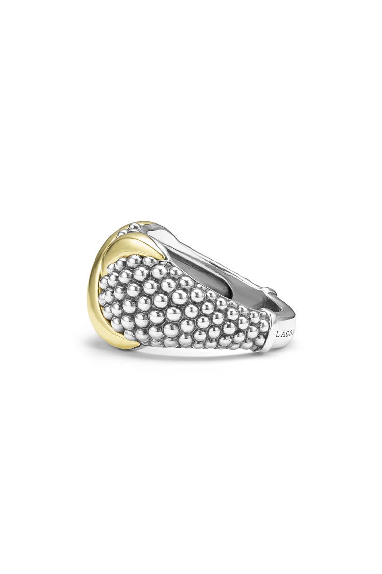 Embrace Dome Ring, Alternate, color, METALLIC