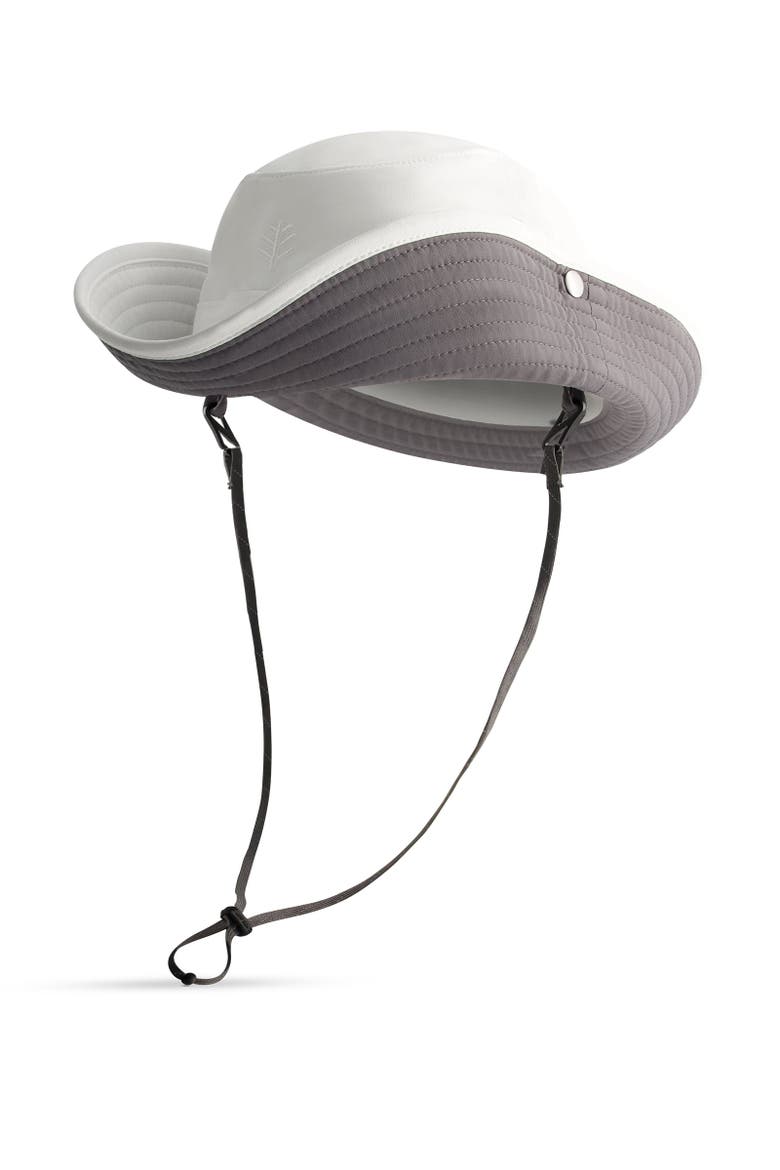 Men's Chase Featherweight Bucket Hat, UPF 50+ Sun Protection, Alternate, color, White/Carbon