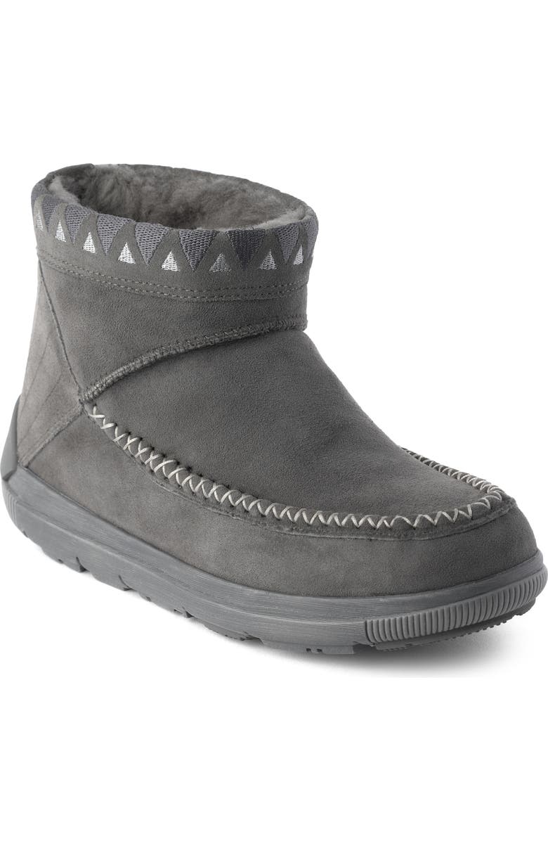 Manitobah Reflections Genuine Shearling Water Resistant Bootie, Main, color,