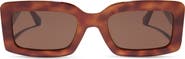 DIFF Katie 52mm Gradient Rectangle Sunglasses