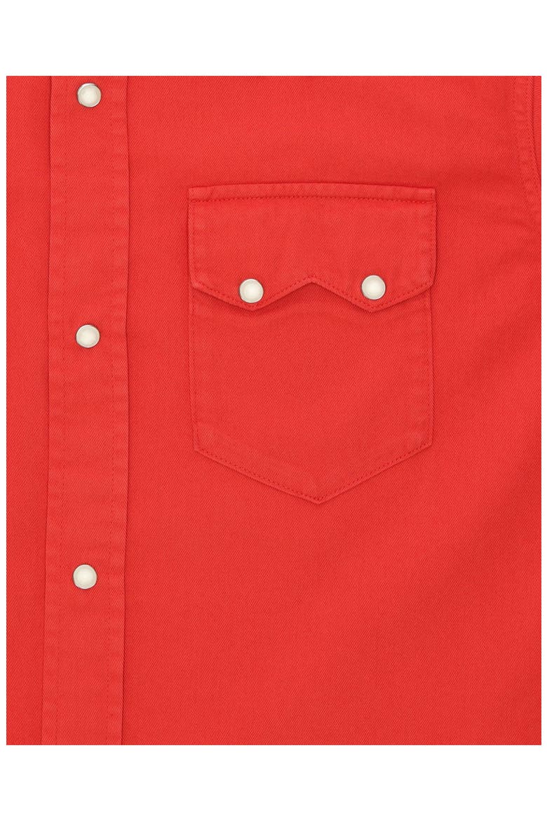 Smith Texan Cotton Shirt, Alternate, color, Red
