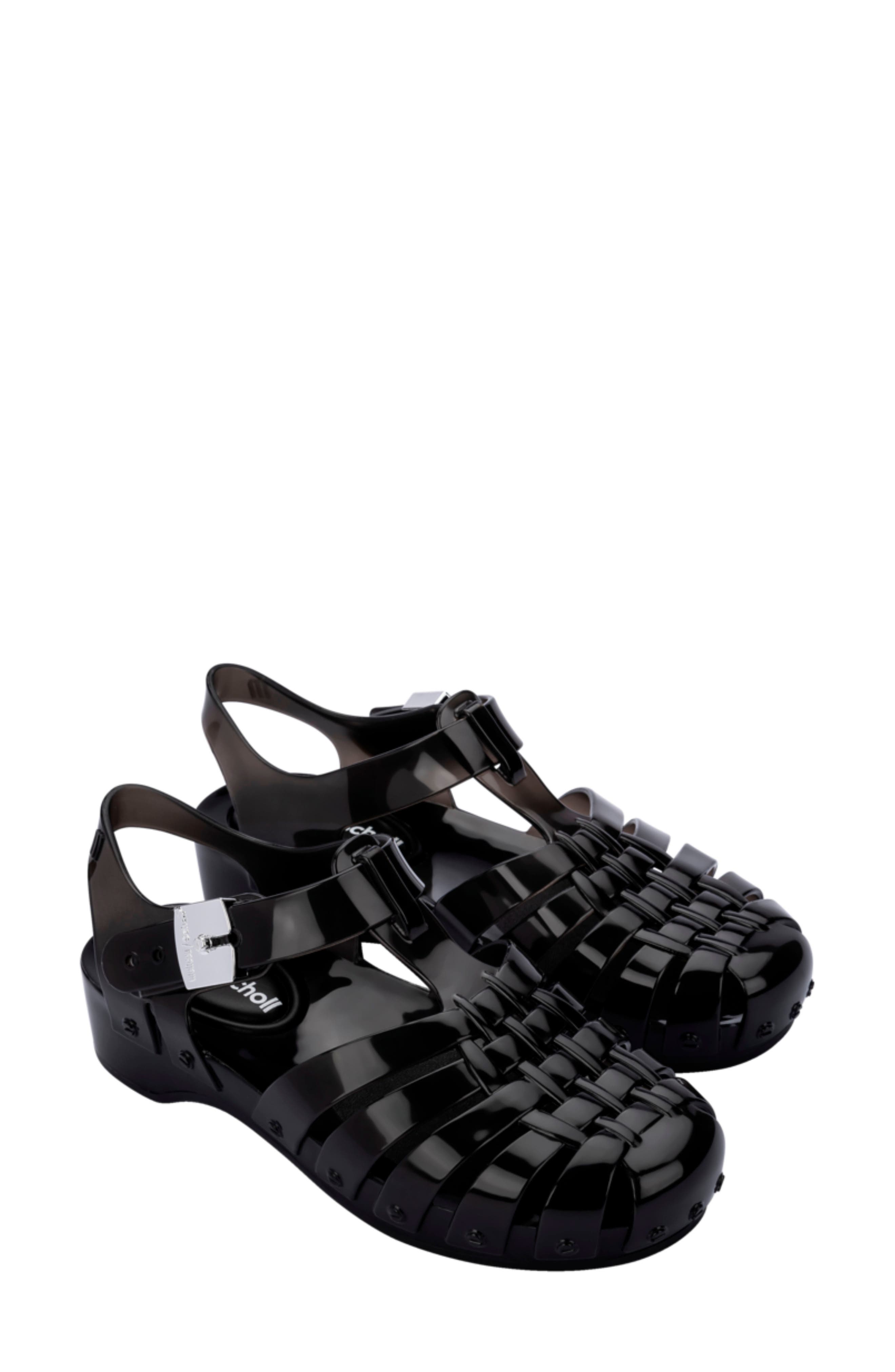 Melissa x Scholl Possession Pescura Ankle Strap Platform Fisherman Sandal, Main, color, 