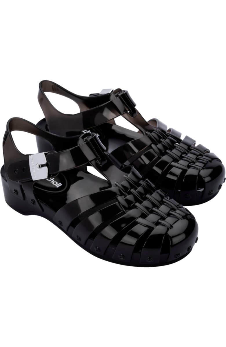 Melissa x Scholl Possession Pescura Ankle Strap Platform Fisherman Sandal, Main, color,