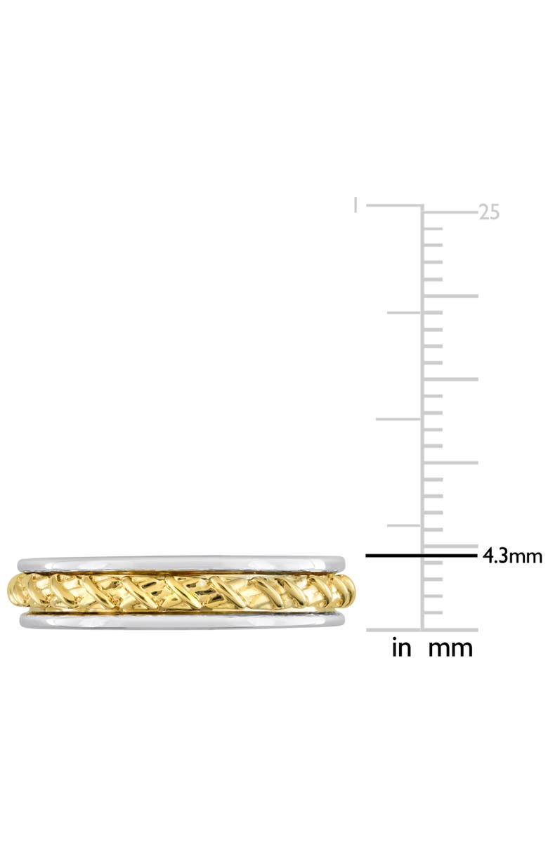 Julianna B. Eternity Ring Wedding Band 14k Two-Tone Gold, Alternate, color, 