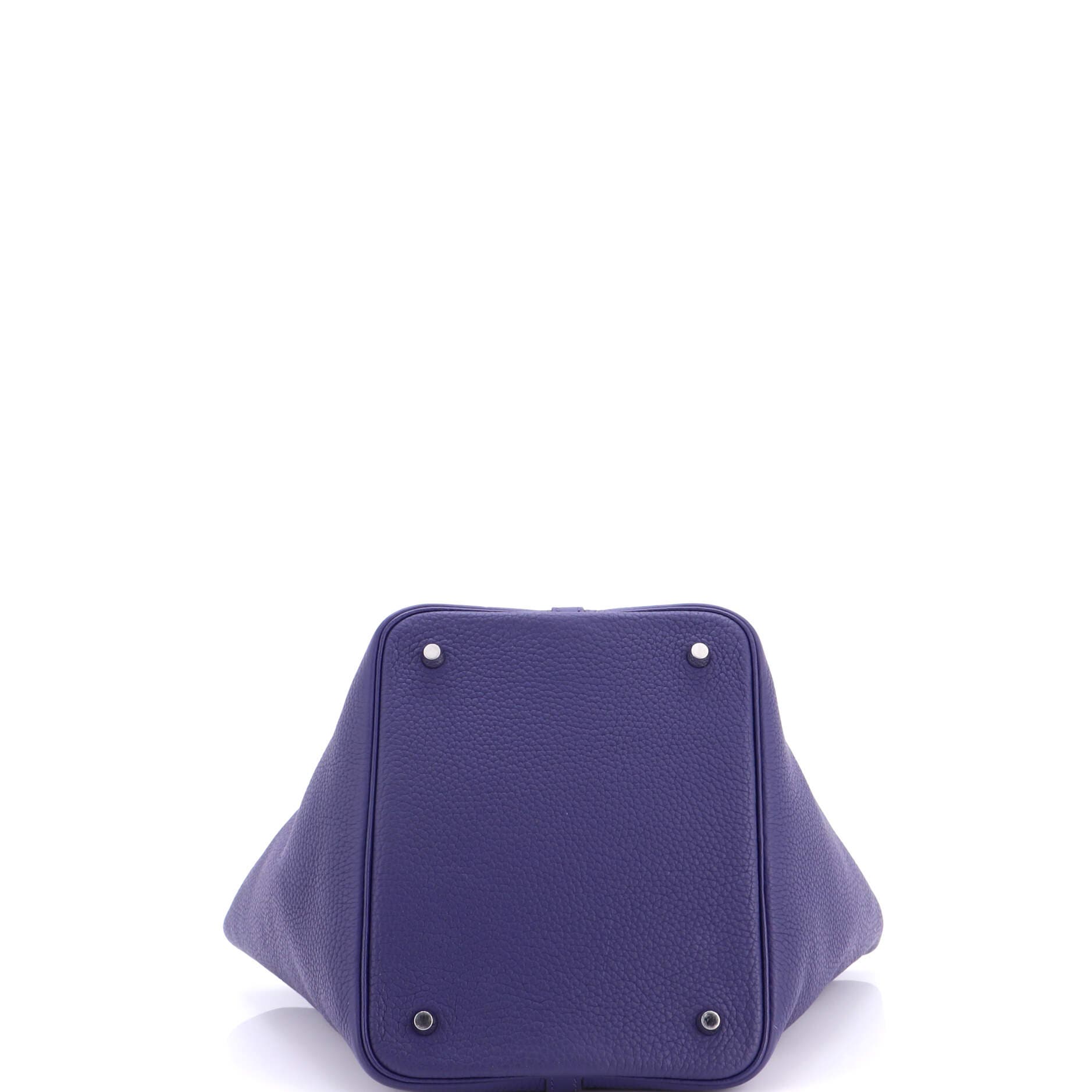 Eclat Picotin Lock Bag Clemence MM, Alternate, color, Blue