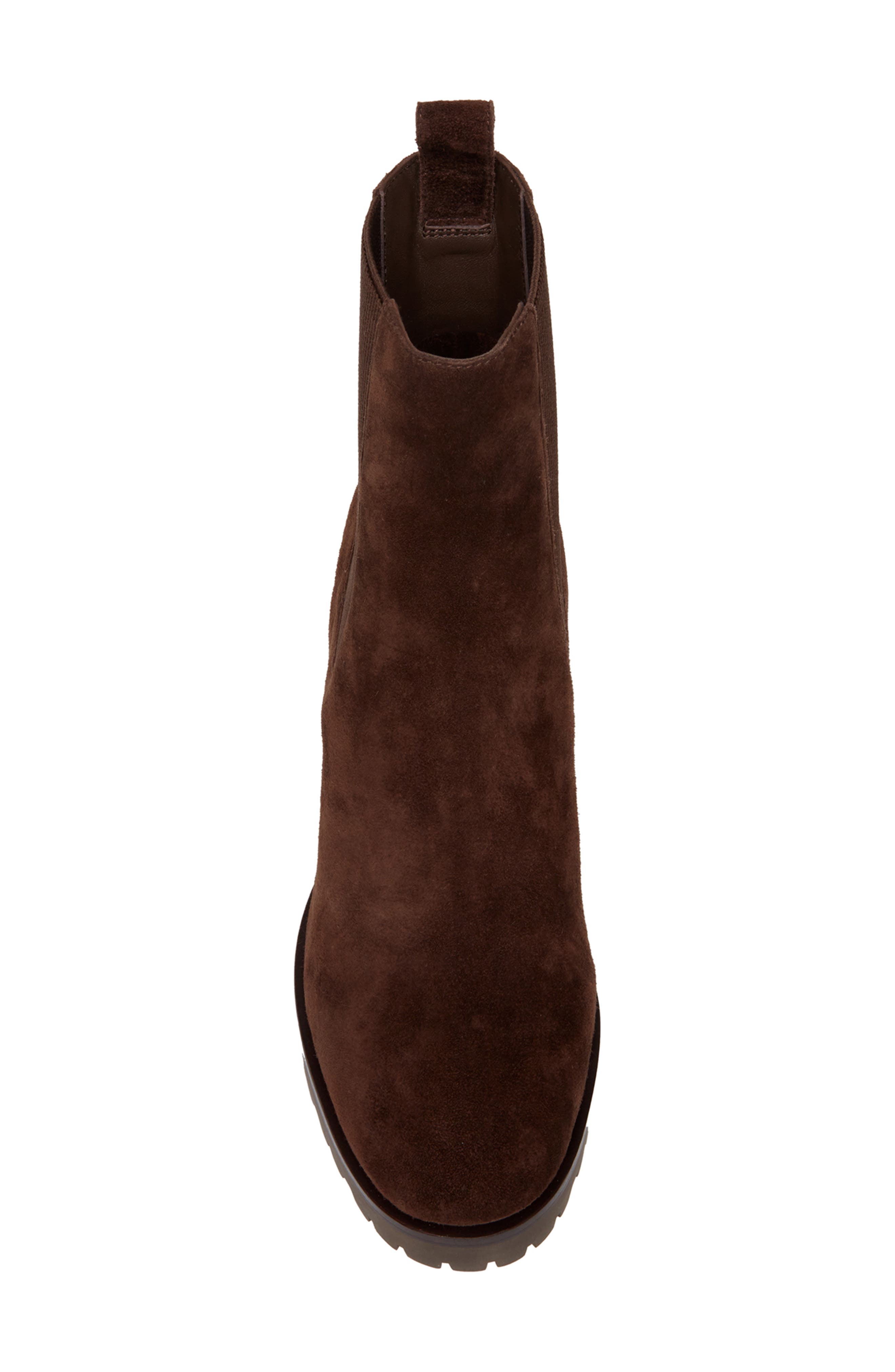 PAIGE Izzy Chelsea Boot, Alternate, color, Chocolate