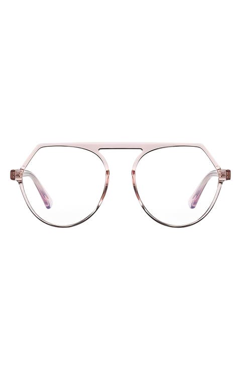 Carter 53mm Round Blue Light Blocking Glasses