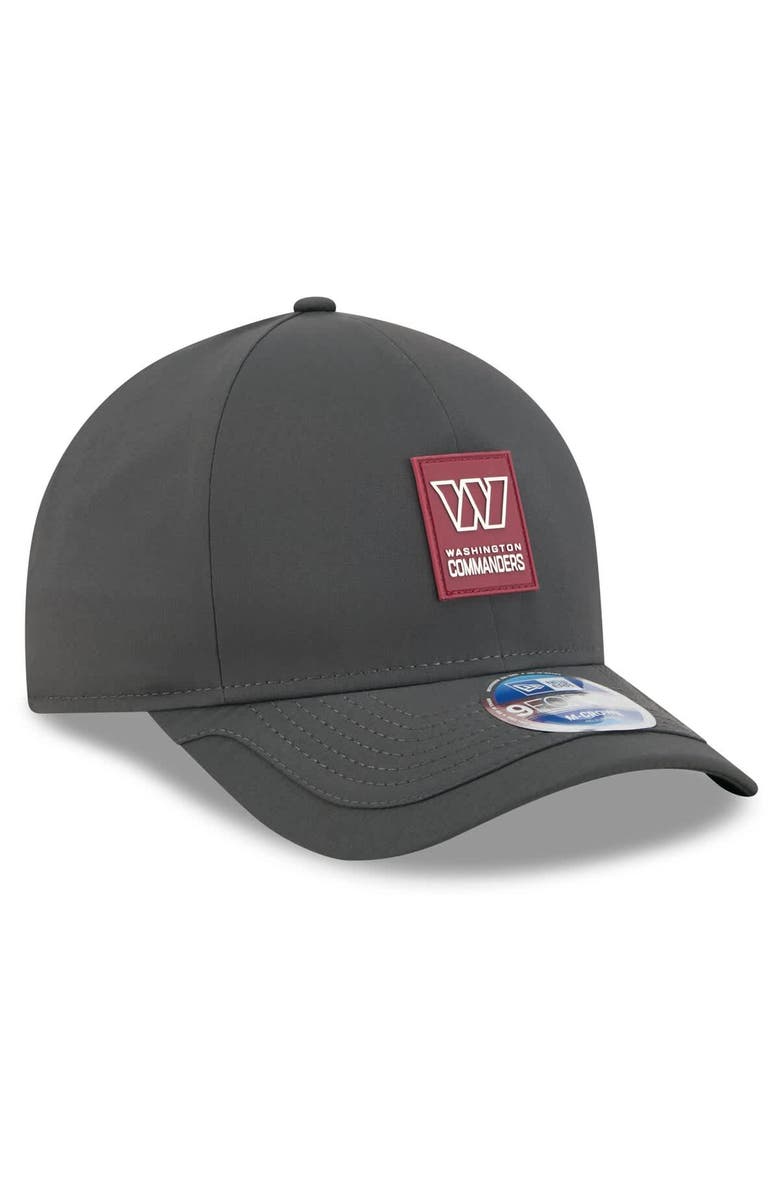 New Era Men's New Era Charcoal Washington Commanders 2025 Sideline Cold Weather 9FORTY M-Crown Adjustable Hat, Alternate, color, Charcoal