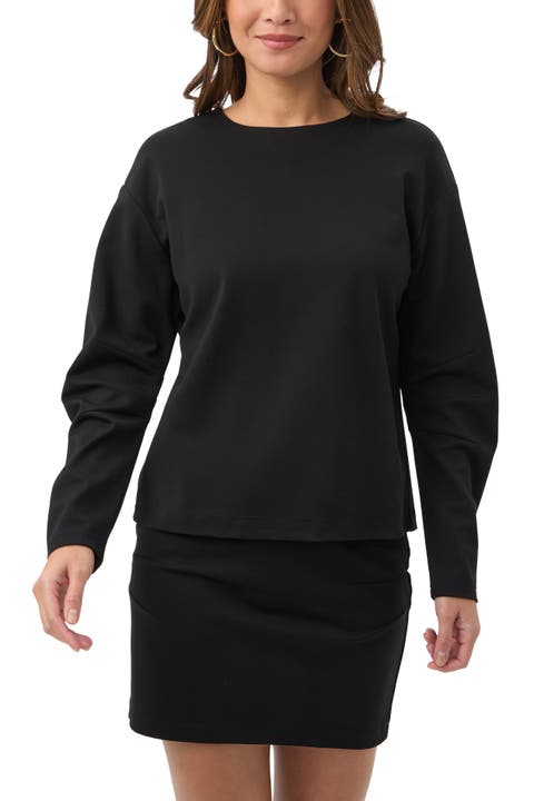 Savoy Long Sleeve Ponte Top