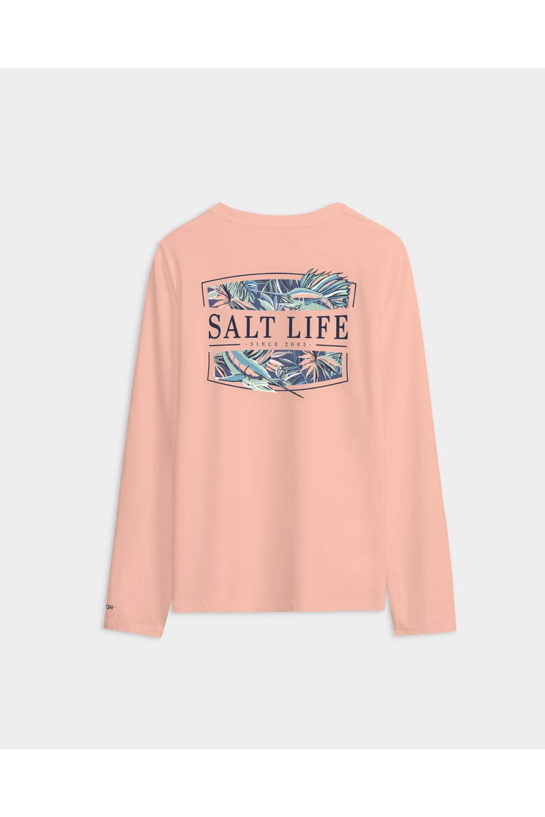 Lavish Livin SLX Performance Long Sleeve Tee, Alternate, color, Mellow Peach Heather