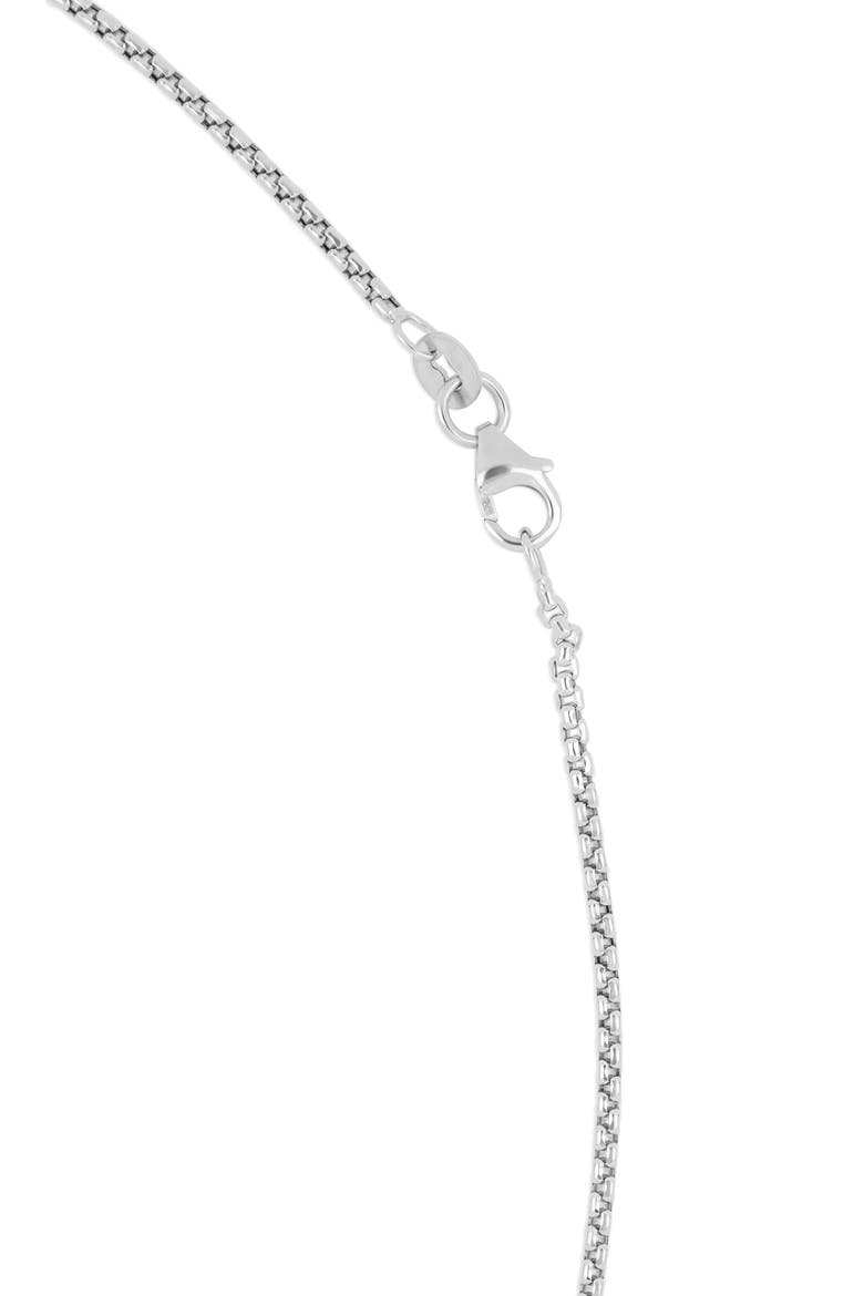 Men's 14K Gold Round Box Chain Necklace (Online Trunk Show), Alternate, color, 14K WHITE GOLD