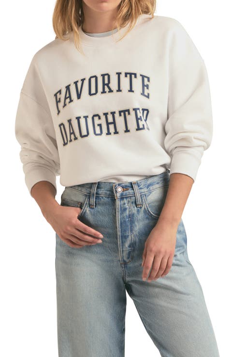 Collegiate Cotton Blend Sweatshirt