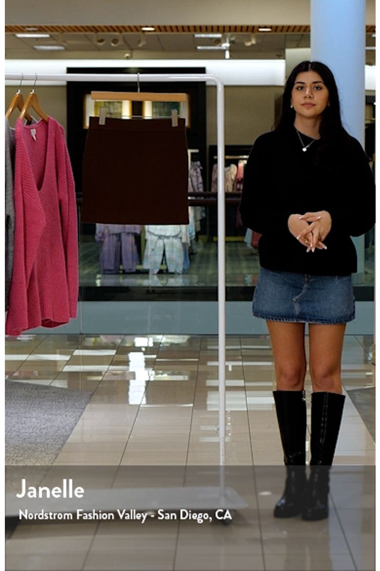 Rib Sweater Skirt video