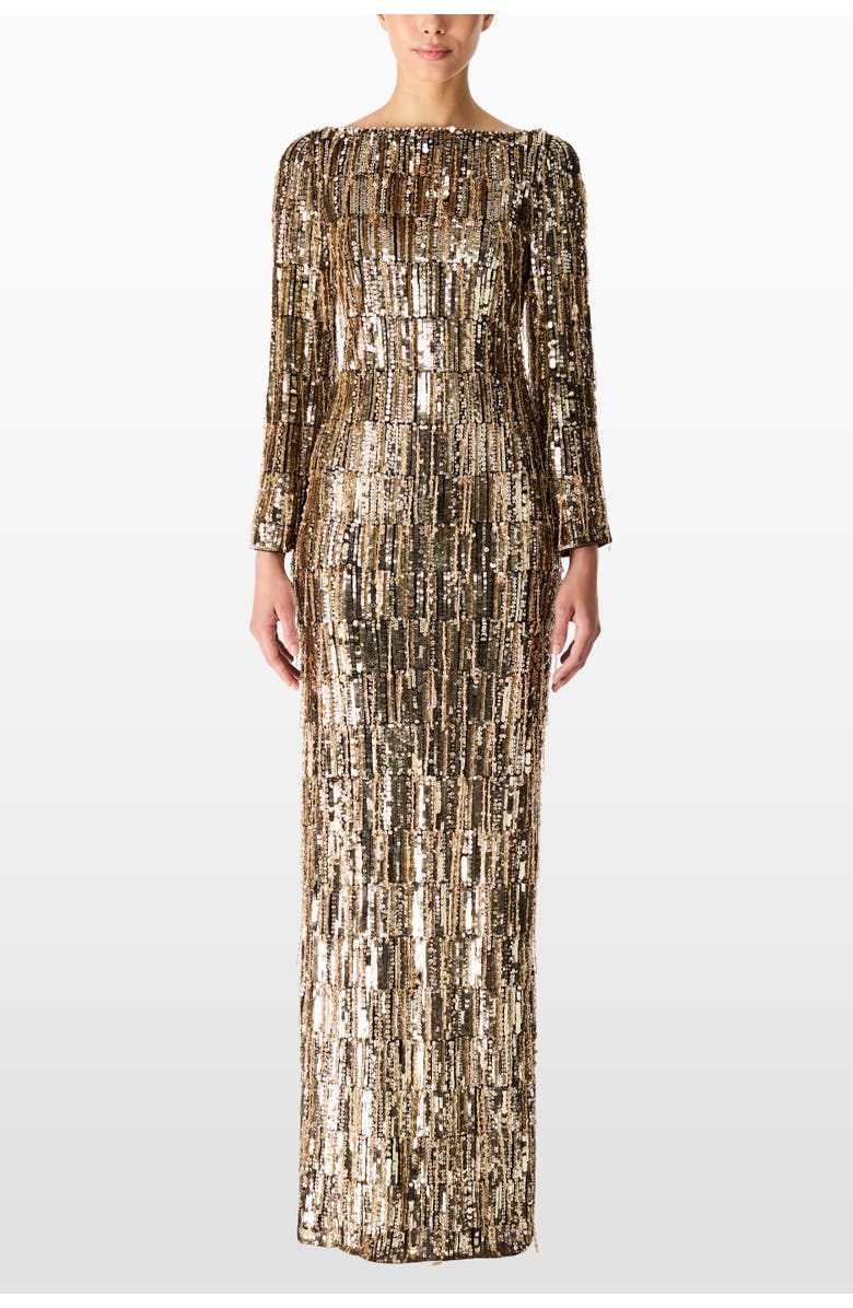 Jenny Packham Eartha Gown, Alternate, color, Liquorice-Gold