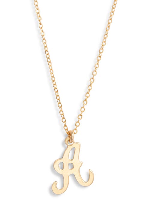 Gianna Initial Pendant Necklace