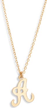 Set & Stones Gianna Initial Pendant Necklace