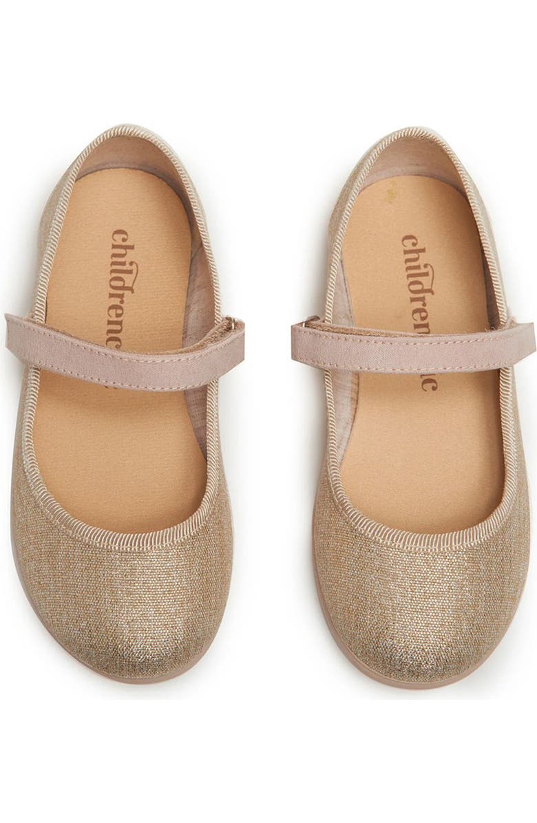 CHILDRENCHIC Mary Jane Canvas Sneaker, Alternate, color, Gold